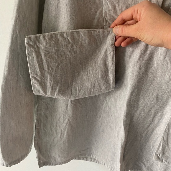 COS linen blend blouse - Picture 5 of 7